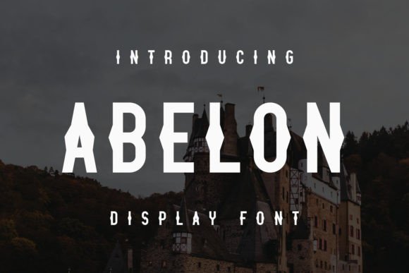 Abelon: A Stylish Display Font for Small Business Branding