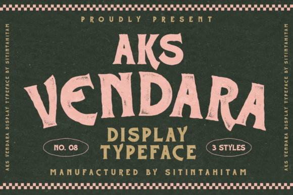 Aks Vendara: The Ultimate Display Typeface for Bold Editorial Design