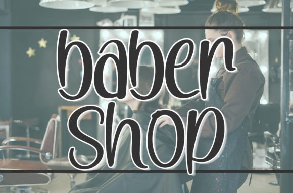 Baber Shop: The Quirky Handwritten Font for Creative Makers