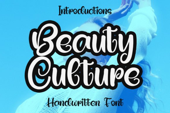 Beauty Culture: A Unique Handwritten Display Font for Modern Web Design