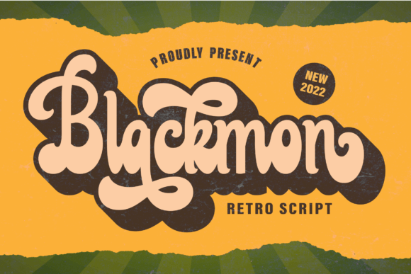 Blackmon: A Bold Retro Script Font for Web Design