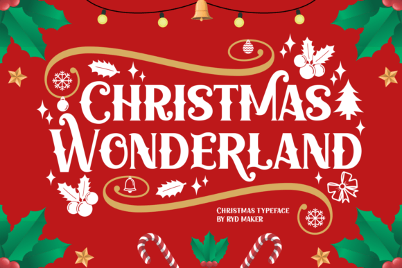 Christmas Wonderland: The Festive Serif Display Font for Holiday Campaigns