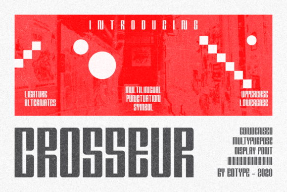 Crosseur: The Modern Display Typeface for Editorial Design