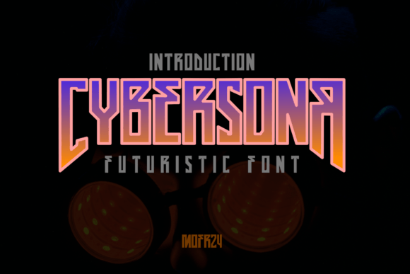 Cybersonr: The Futuristic Display Font for Bold Branding