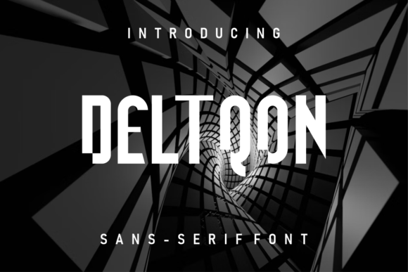 Deltqon: The Modern Display Font for Bold Campaigns