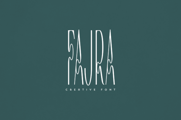 Fajra Font for Handmade Projects and Branding
