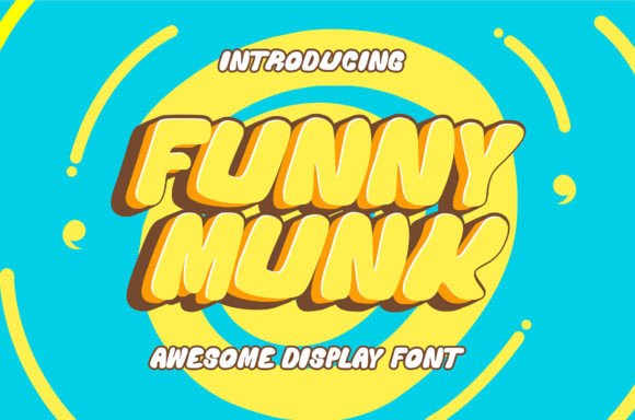 Funny Munk: The Cute Thick Display Font for Your Brand