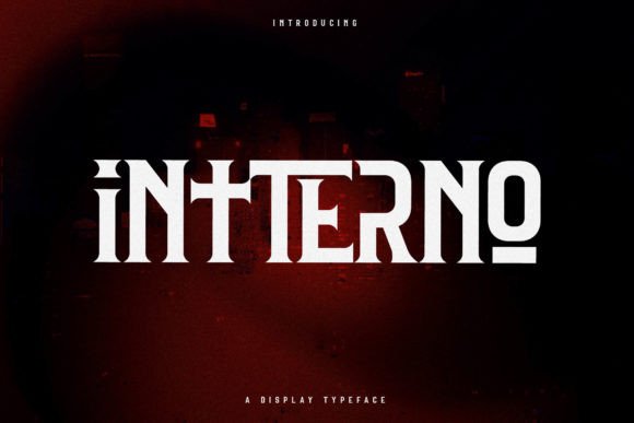 Intterno: The Mysterious Display Font for Dramatic Web Design