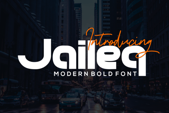 Jaileq: A Bold Display Font for Creative Makers