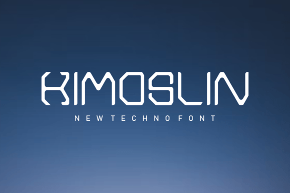 Kimoslin: The Futuristic Display Font for Modern Web Design