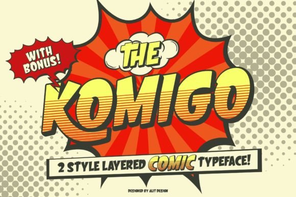 Komigo Font for Bold Branding and Eye-Catching Designs