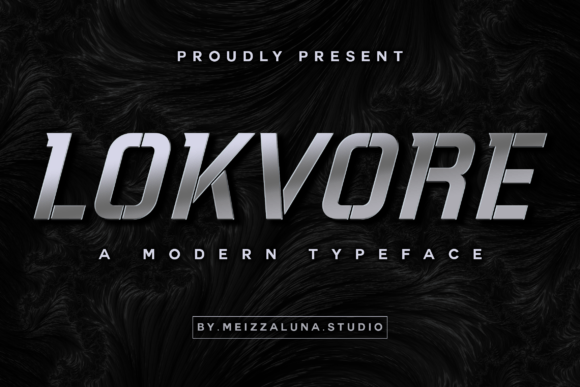 Lokvore: The Futuristic Display Font for Modern Web Design