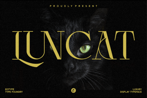 Luncat: A Modern Serif Font for Vintage-Inspired Branding