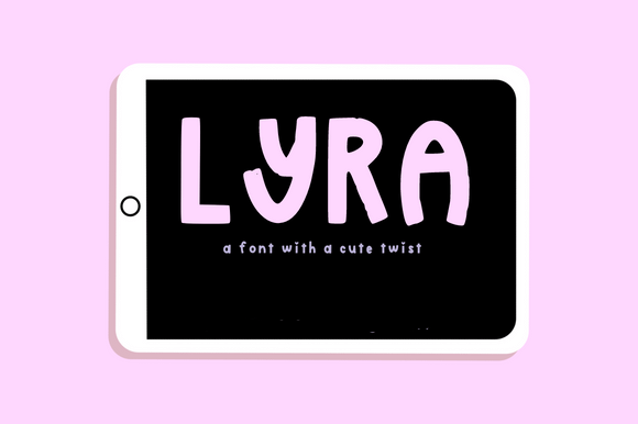 Lyra: A Cute Display Font for Creative Makers