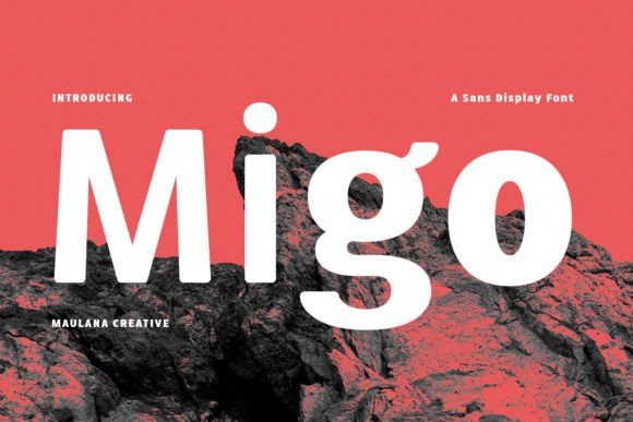Migo – A Modern Sans Display Font for Web Design