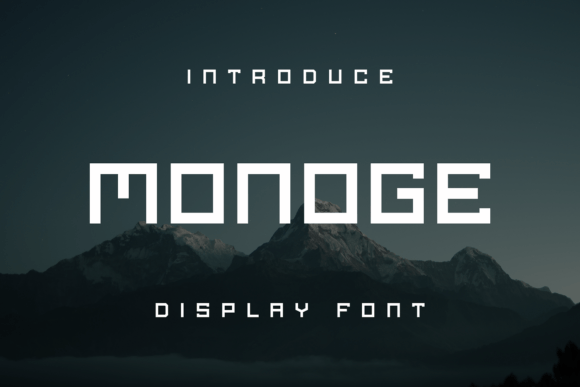 Monoge: The Display Font That Elevates Campaign Creativity