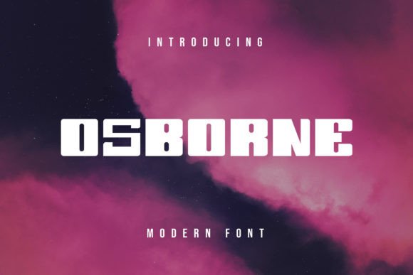 Osborne: A Modern Display Font for Bold Branding