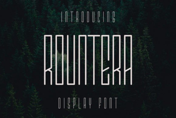 Rountera Font for Handmade Creations