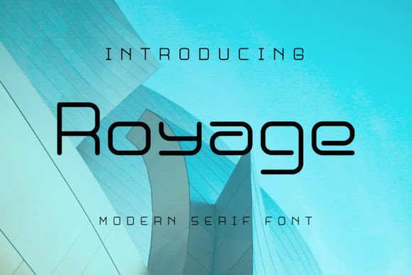 Royage: A Modern Display Font for Editorial Design