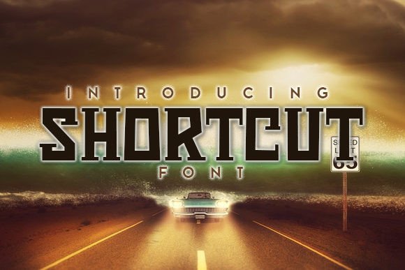 Shortcut: A Stylish Squarish Font for Bold Visual Campaigns