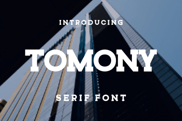 Tomony: A Modern Display Font for Eye-Catching Campaigns