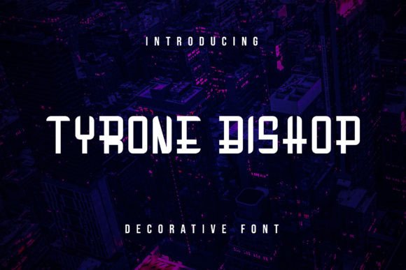 Tyrone Bishop Modern Font for Editorial Design