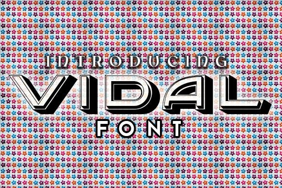 Vidal: A Bold Display Font for Creative Typography
