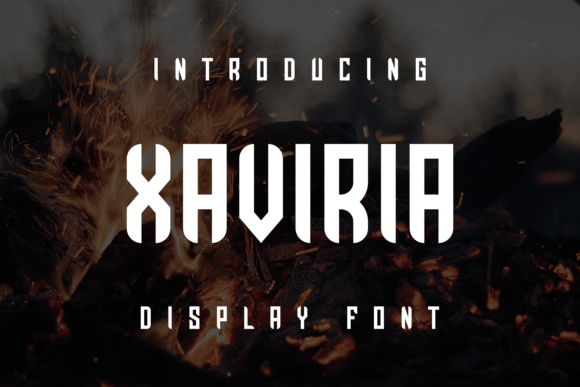 Xaviria: A Modern Display Font for Creative Makers