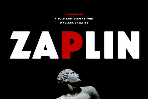 Zaplin: The Bold Display Typeface for Modern Branding Projects
