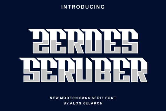 Zeroes Seruber: The Modern Display Font for High-Impact Campaigns